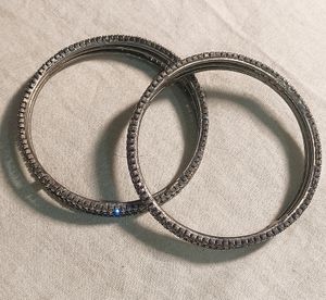 Artificial Silver Bangles