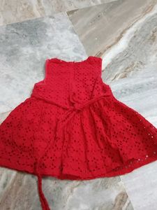 Charming Red Lace Dress