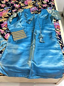 Beautiful Blue Kurta Set with Dupatta