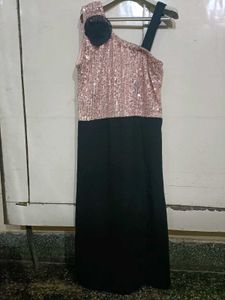 Korean Sequence Midi Bodycon Dress