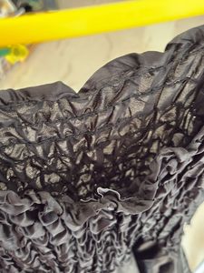 Black Smocked Cami Dress