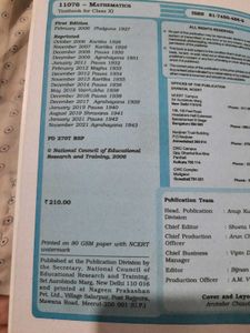 Mathematics Textbook for Class XI