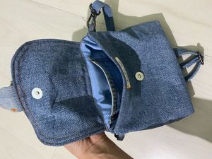 Premium Buckled Denim Shoulder/ Sling Bag