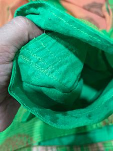 Dual color saree