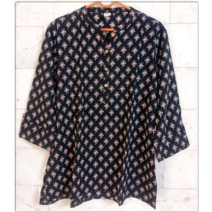 Black & Red Short Kurti