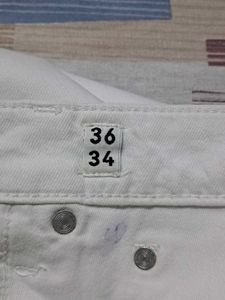 White Jeans - Size 36/34