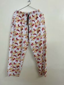 Cute Butterfly Print Pajama Pants