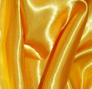 Vibrant Yellow Satin Dress Material 2 mtr