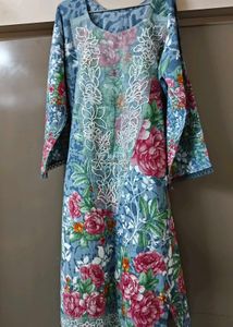 Floral Print Kurta set