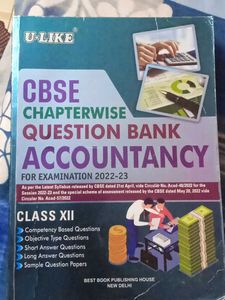 CBSE Accountancy Question Bank Class XII