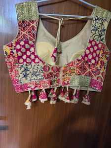 Boho Patchwork Blouse with Tassels perfect for Nav