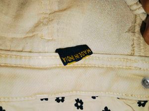 Cream Overalls for Women