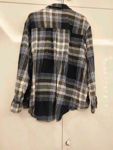 SO Plaid oversized unisex Flannel Shirt