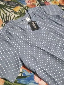 Crocodile Polka Dot Blouse