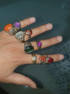 VAASTU RINGS COMBO ALONG WITH ONE MALA FREEE