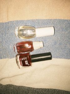 Assorted Nail Polish Collection empty and dried up