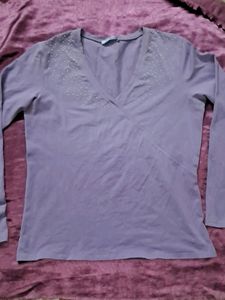 Y2k Lavender Vintage Aesthetic Fitted Top