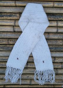 Pinteresty Beautiful Knit Scarf with Bow Accents