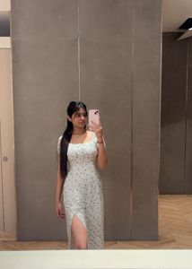 Floral Print Midi Dress