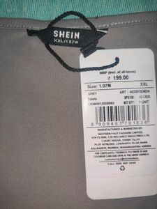 Shein Spaghetti Strap Typographic Chest Print Cami