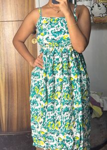 Boho Floral Print Maxi Dress