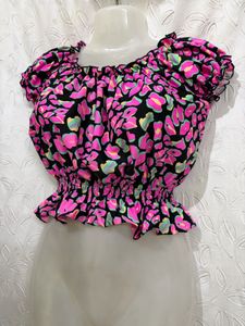 Y2K Kiss Crop Top