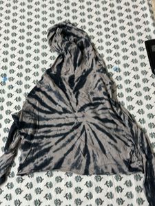 Tie-Dye Cropped Hoodie