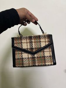 Plaid Crossbody Bag
