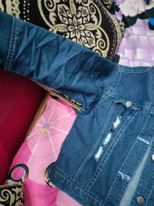 Distressed Denim Jacket