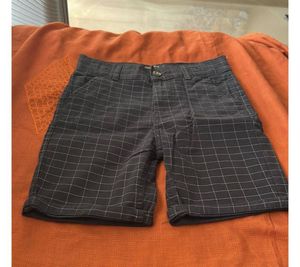 Grid Pattern Shorts For Boys Age 9-10