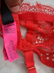 36C Stunning Red Lace Bra