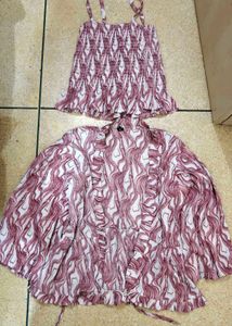 Trendy Smocked Square Neck Top