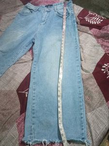 Stylish Women's Light Blue Denim Jeans