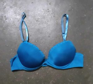 Blue Padded Bra