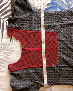 Brand new designer Black kurti With Sequins.