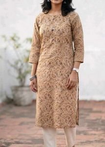 Stylish Printed Cotton Kurta