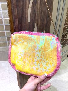 Shimmery Pink Cute Bag