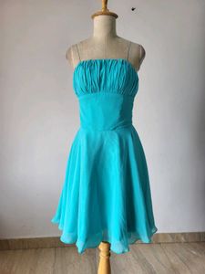 Beautiful Teal Strapless Dress