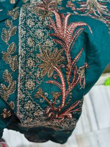 Elegant Teal Embroidered Kurta