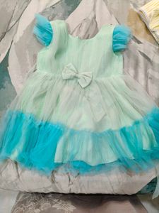 Adorable Yellow Striped Baby Dress