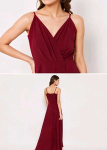 Elegant Red Maxi Dress
