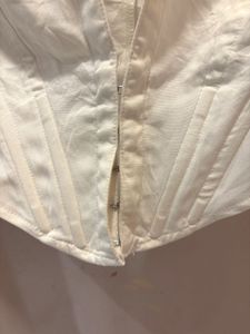 Chic Off-White Corset Style Top