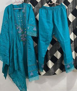 Beautiful Teal Kurta Set New unused