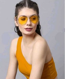 Istyle mustard 💛 ribbed knit one-shoulder CropTop