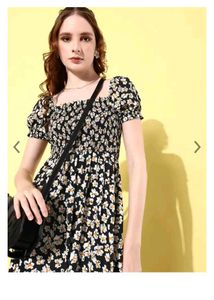 Floral Slit Dress
