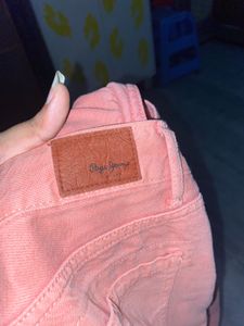 coral Cargo Pants - pepe jeans