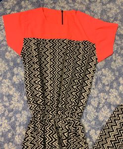 Patterned Jumpsuit (Contrast)
