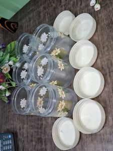 Vintage "Spring" Canister Set - 6 Pieces
