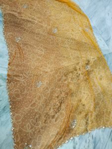 Golden Yellow Saree