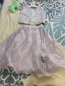 Girls crop top and skirt...party wear